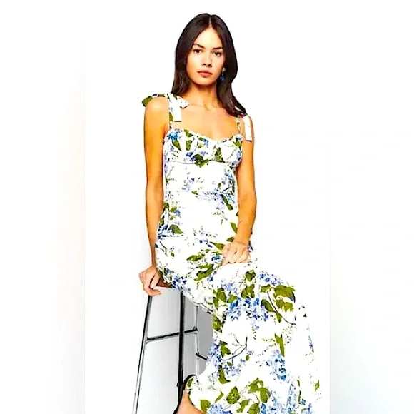 reformation jasen dress green Sage Green romantic wrap dress main image 0
